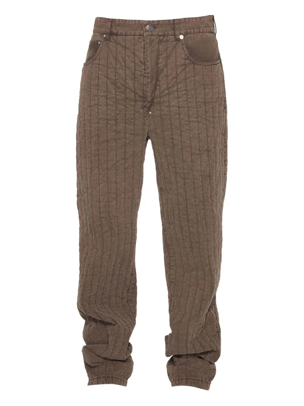 Quilted Panel Trousers by Mugler