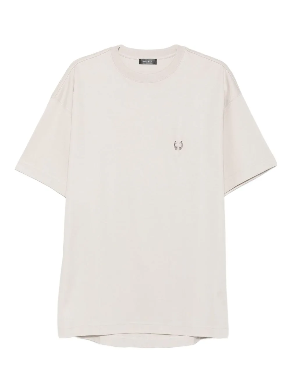 Embroidered Cotton T-Shirt by Mugler