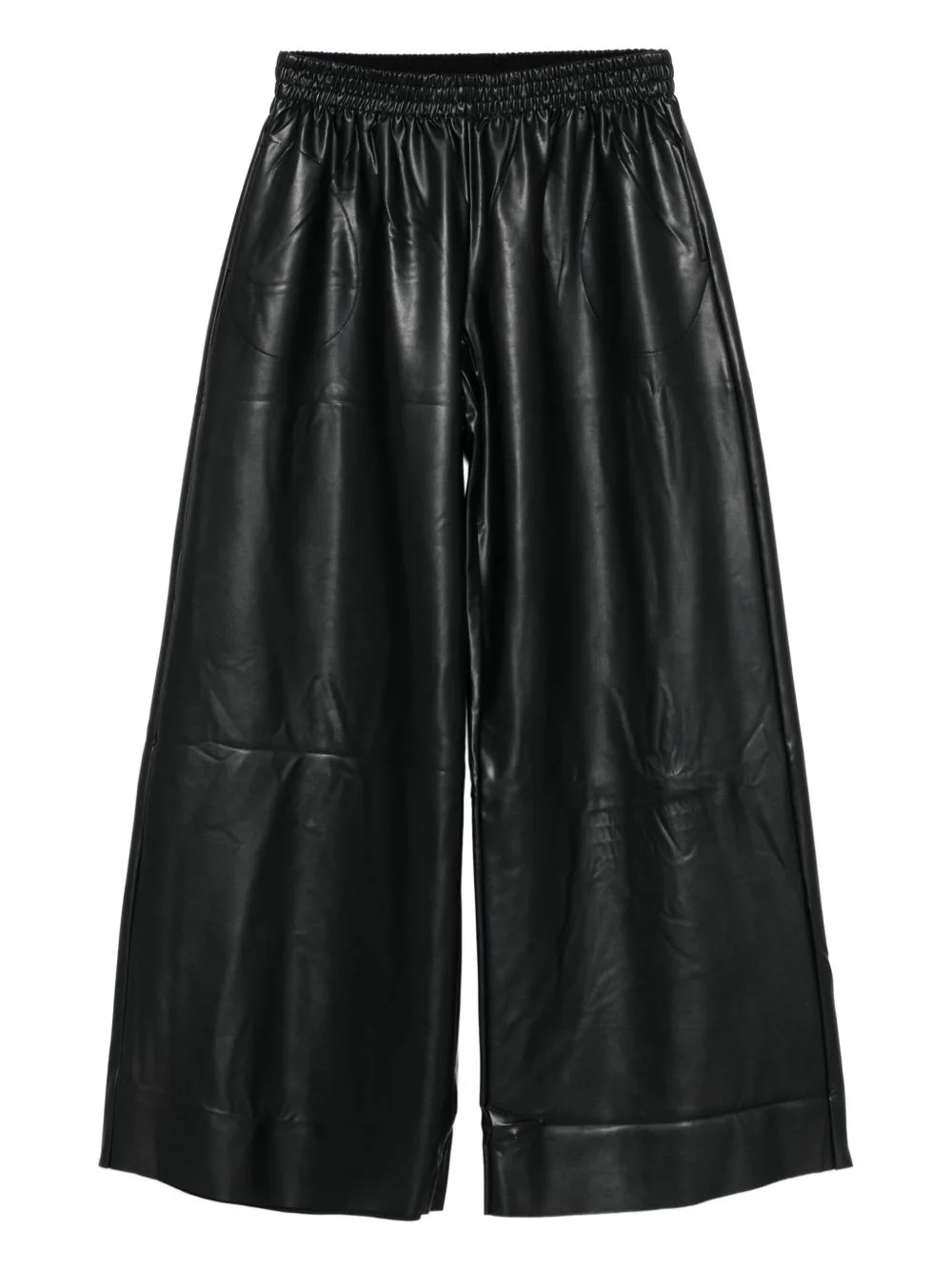 Elastic-Waist Wide-Leg Trousers by Norma Kamali