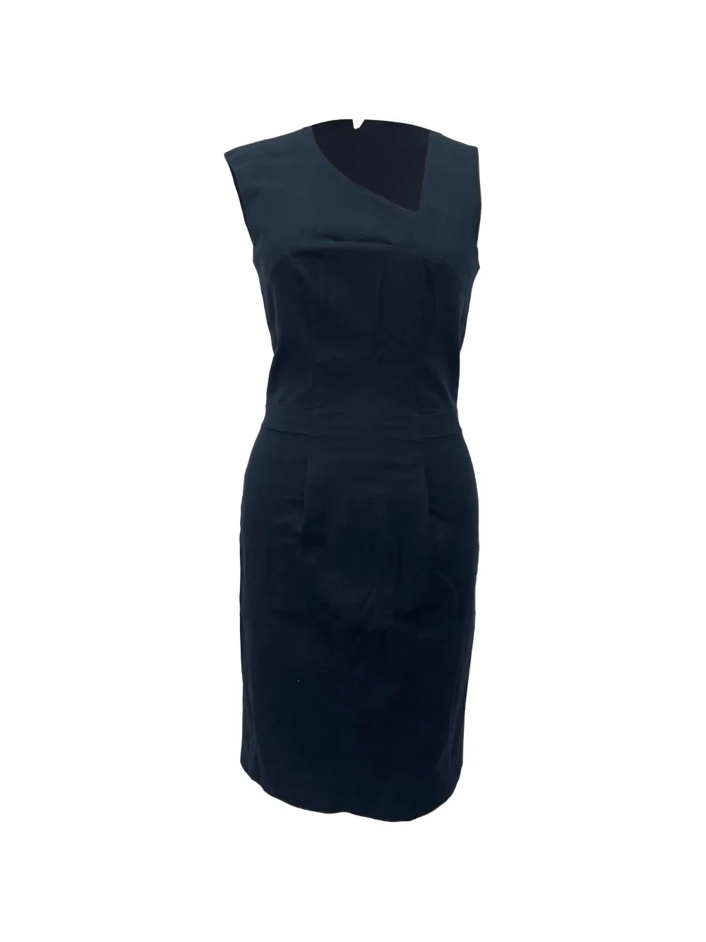 Asymmetric Neckline Dress