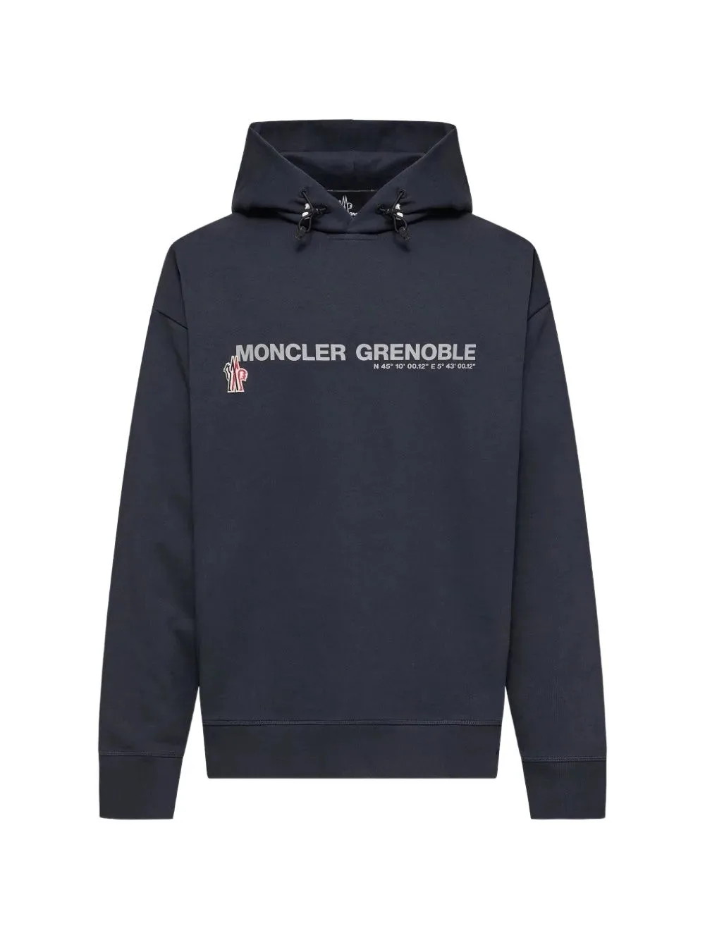 Coordinates-Logo Drawstring Hoodie by Moncler Grenoble