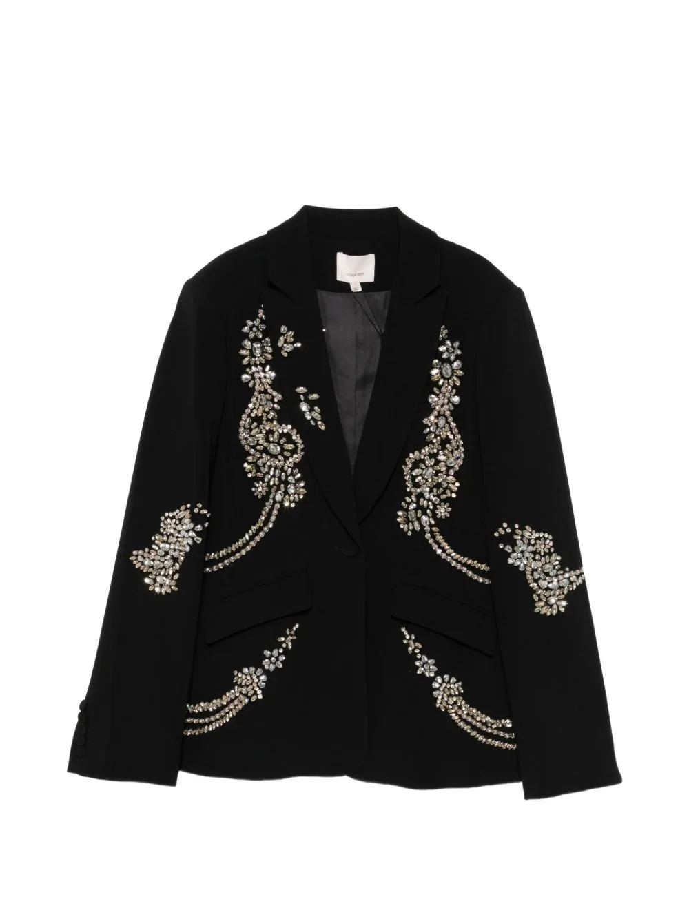 Crystal-Embellished Blazer
