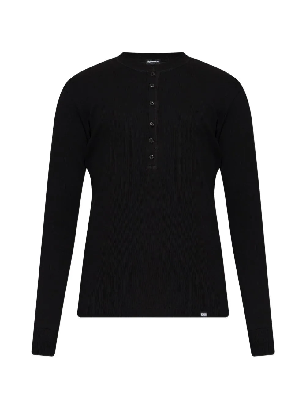 Ribbed-Knit Long-Sleeve T-Shirt by DSQUARED2