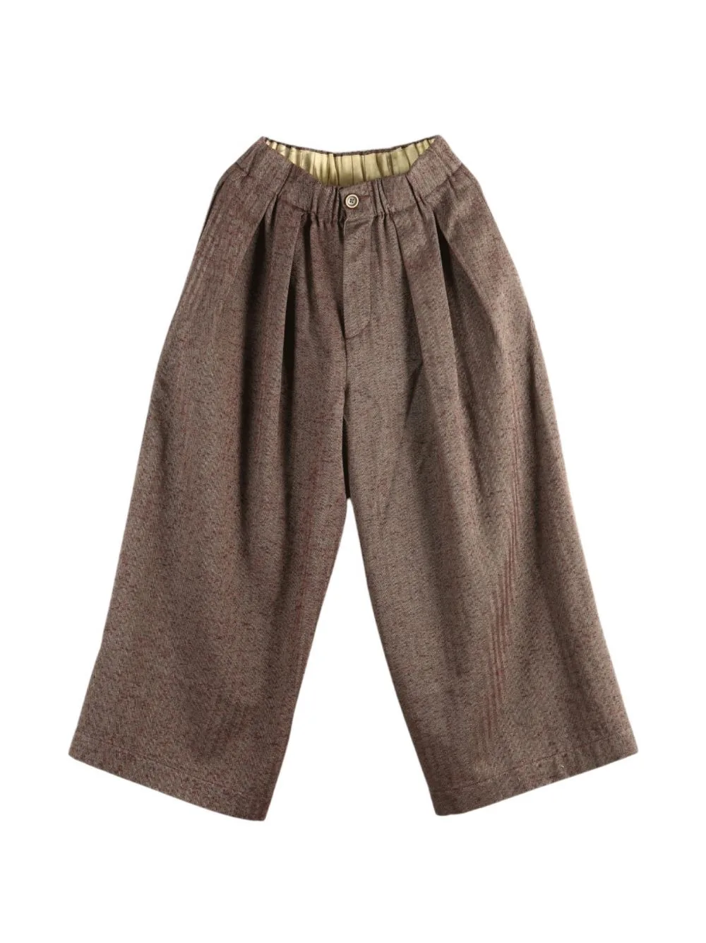 Poetic Pleated Wide-Leg Trousers by Uma Wang