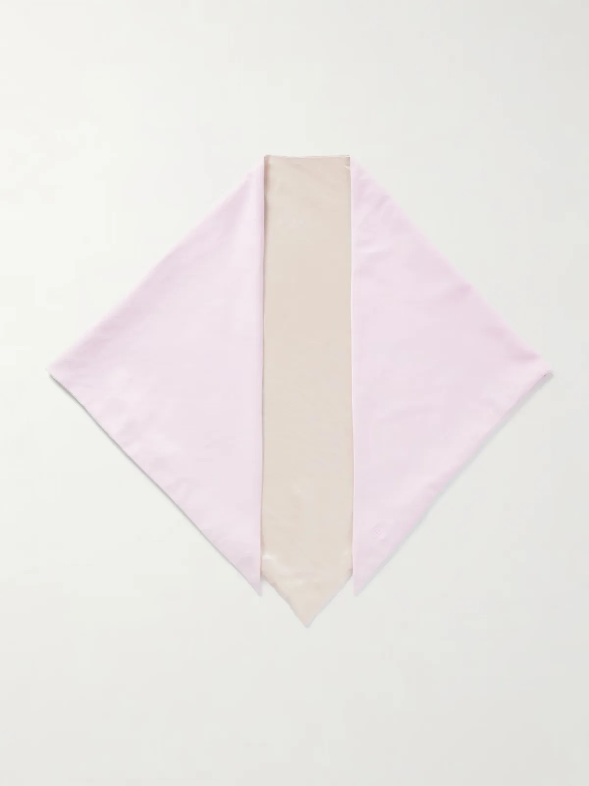 - + Maria Mcmanus Embroidered Organic Denim Scarf -