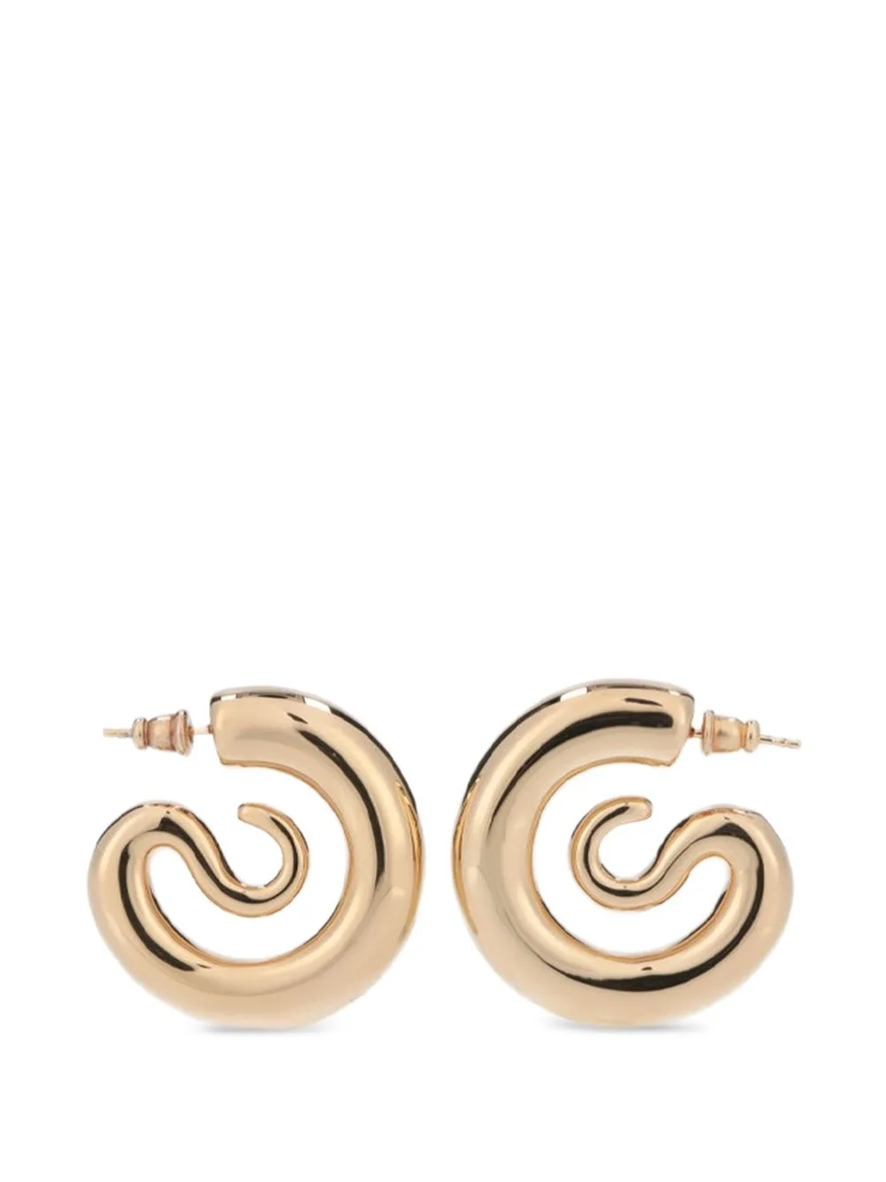 Serpent Spiral-Hoop Earrings by Panconesi