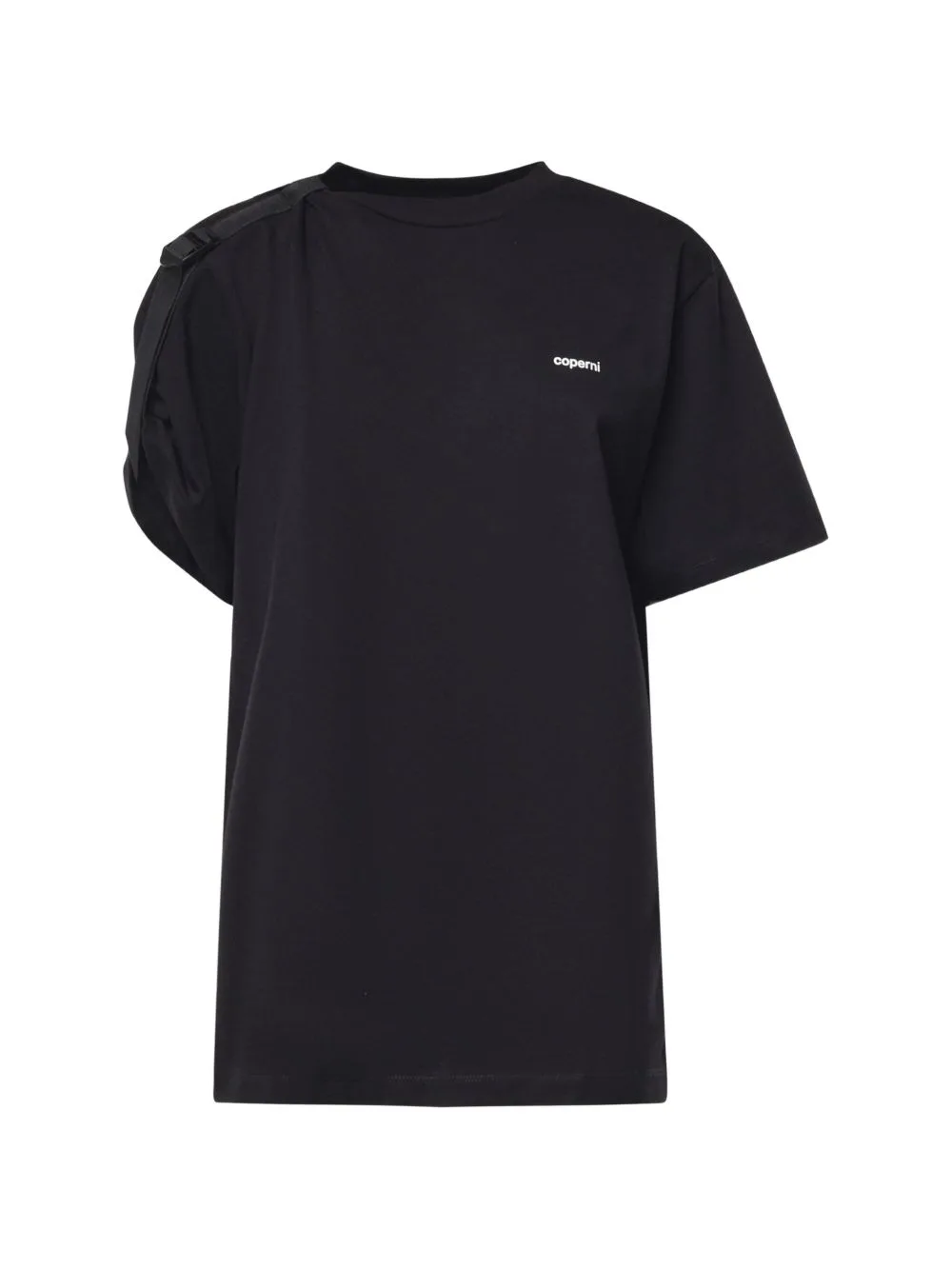 Buckle-Detail Logo-Print T-Shirt by Coperni