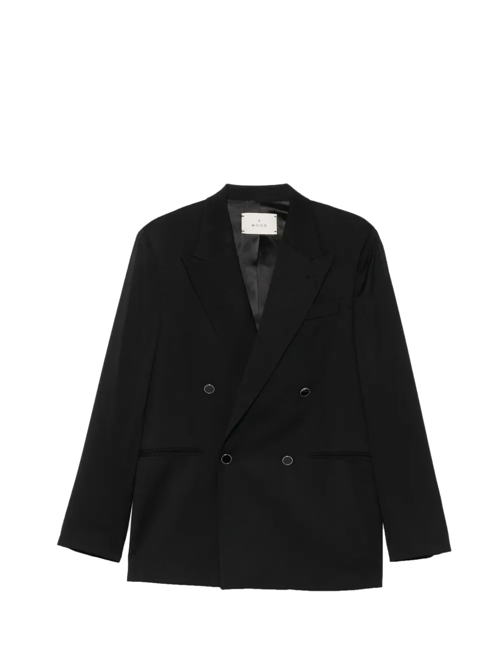 Double-Breasted Peak-Lapel Blazer by Mood