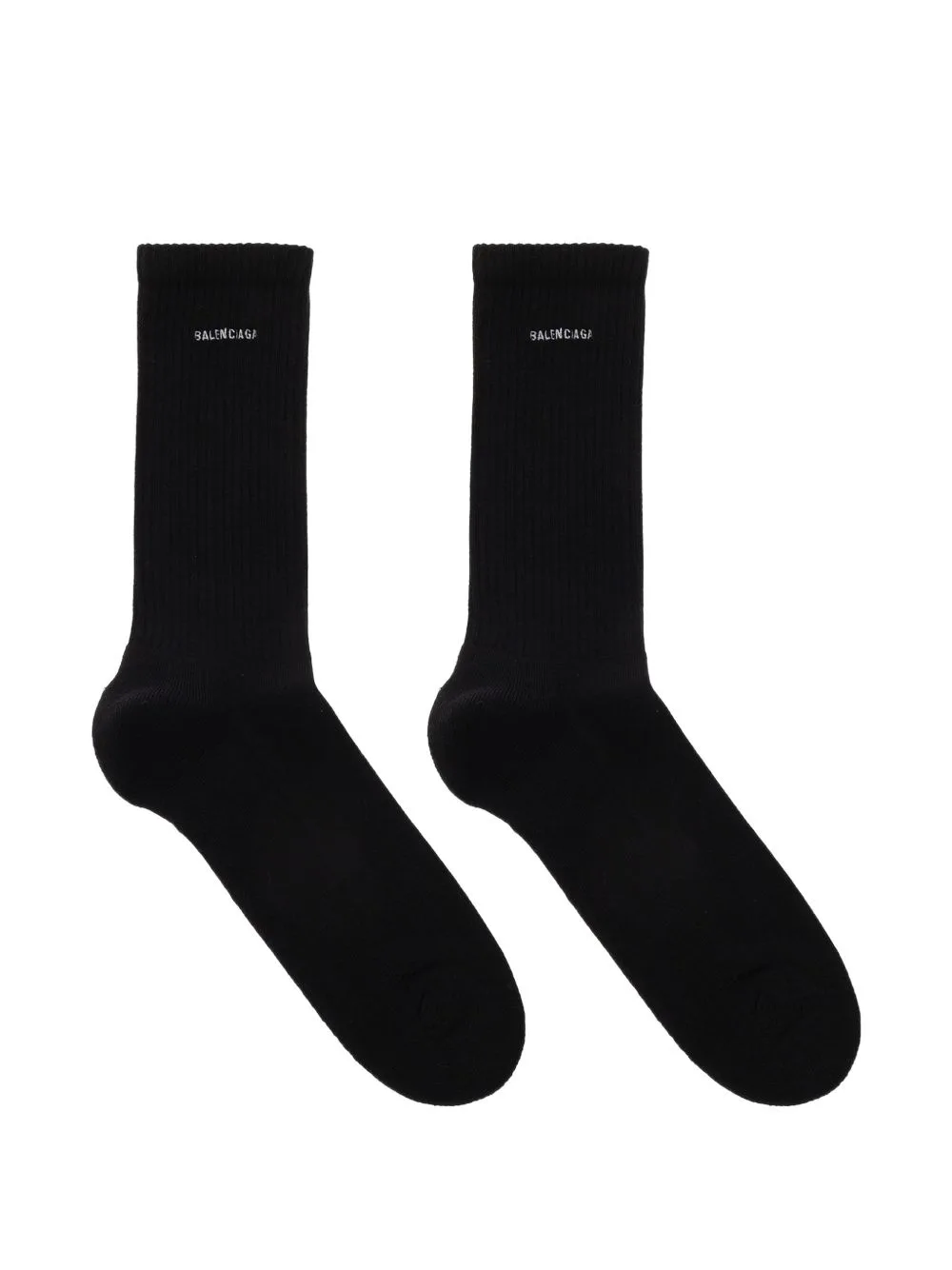 Logo-Embroidered Socks by Balenciaga