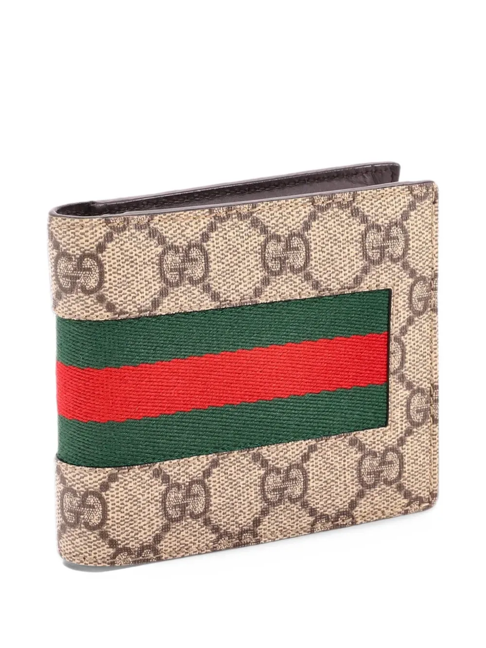 Web Bifold Wallet GG Coated Canvas Small Wallets