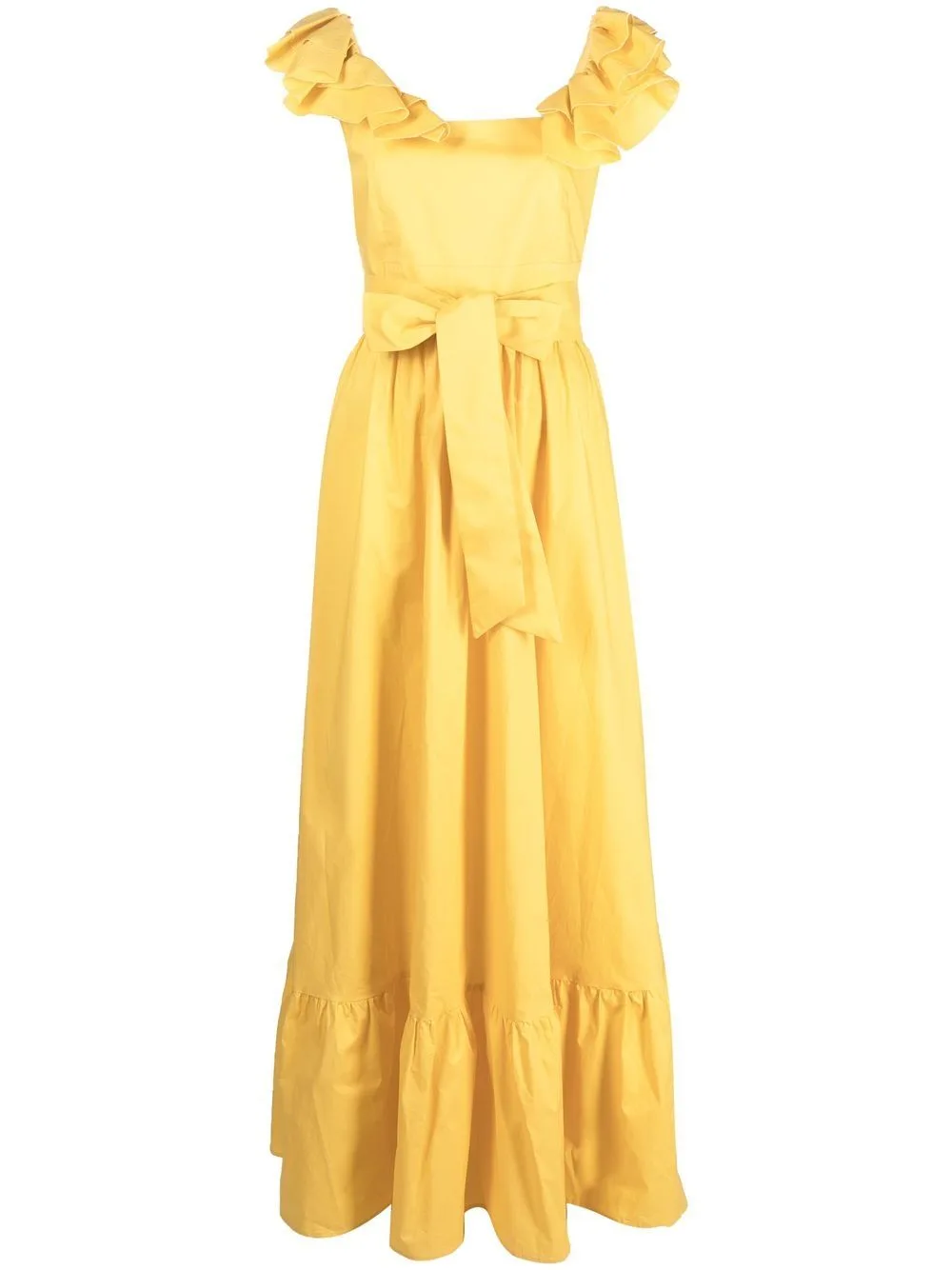 Ruffle-Detail Cotton Dress by Philipp Plein