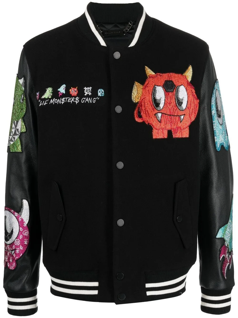 Patch-Detail Varsity Jacket by Philipp Plein