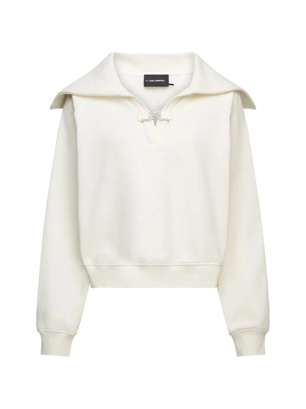 Wide-Collar Sweater by Karl Lagerfeld