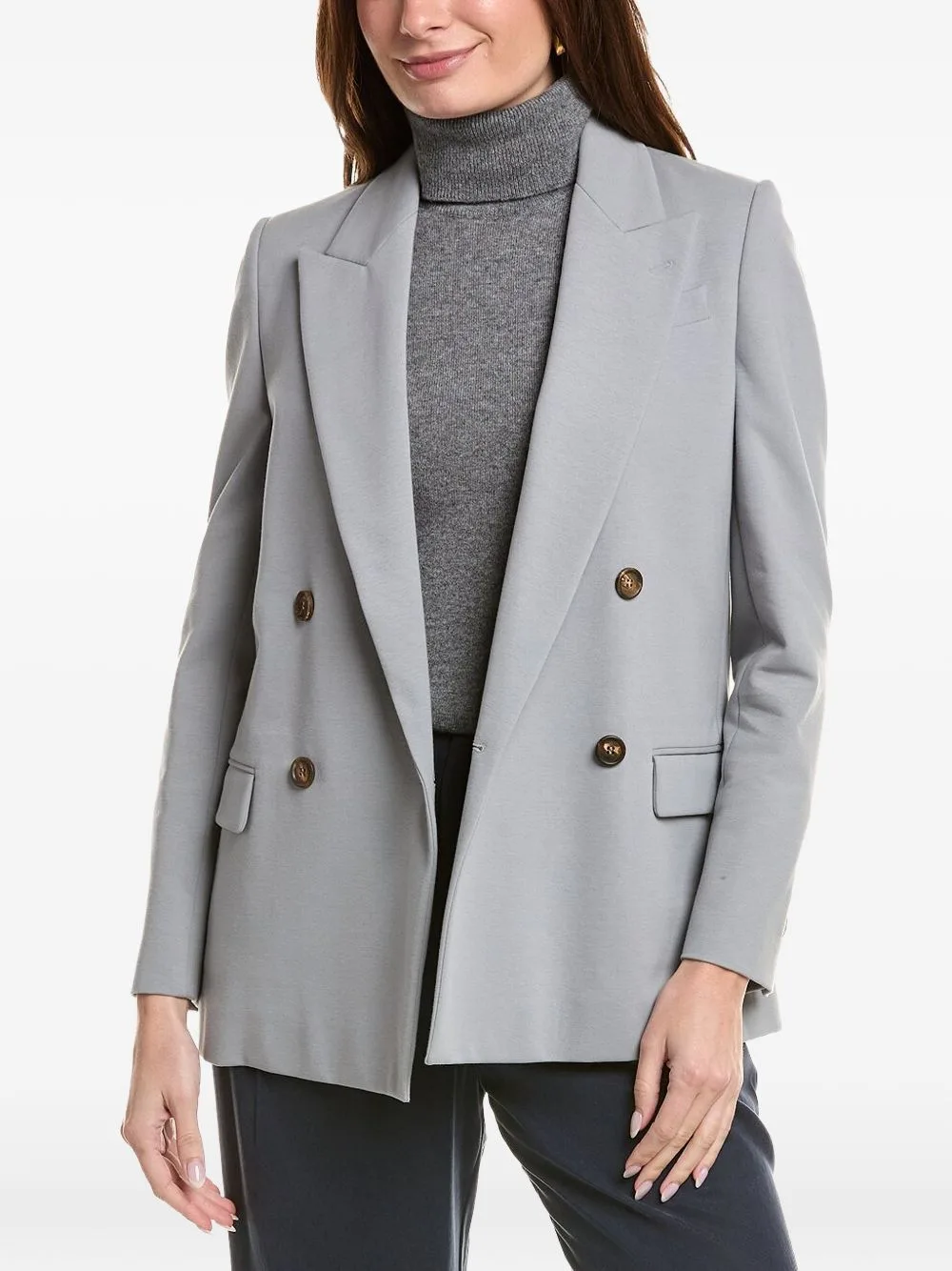 Double-Breasted Blazer by Brunello Cucinelli