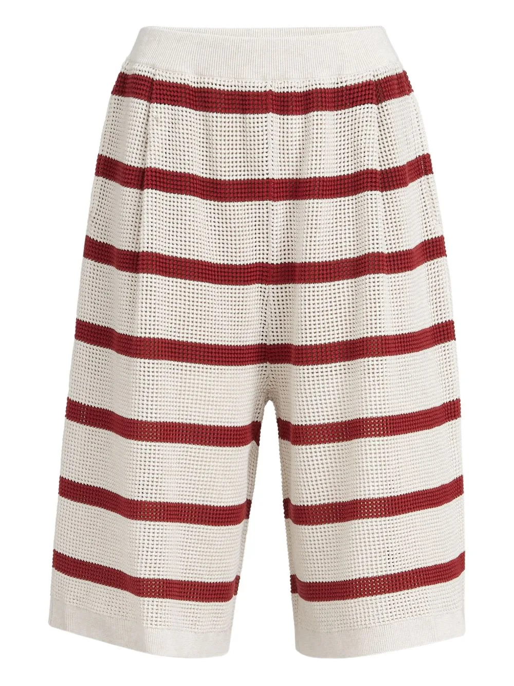 Striped Bermuda Shorts by Brunello Cucinelli