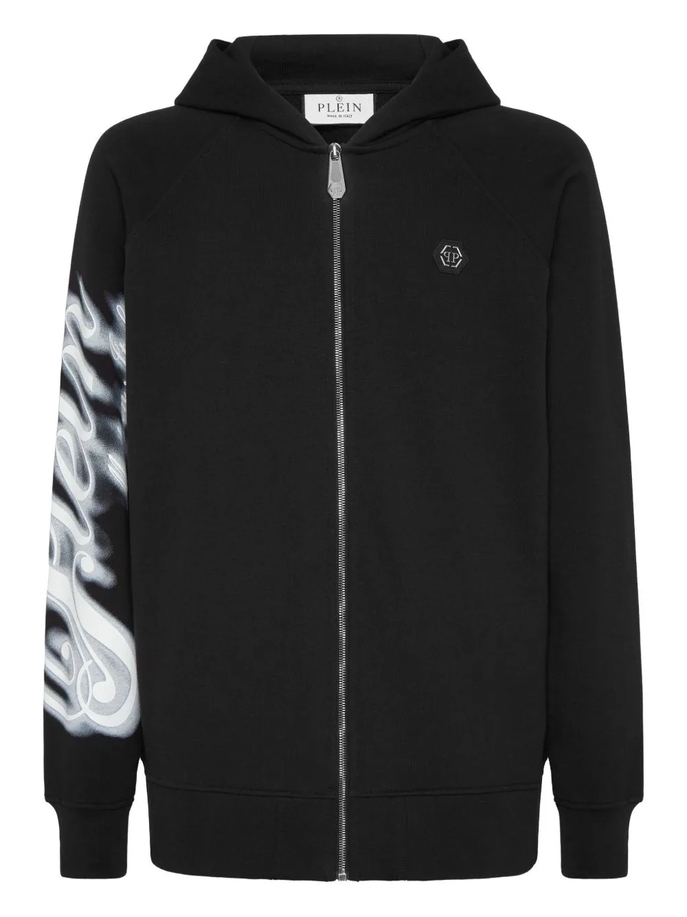 Graphic-Print Zip Hoodie by Philipp Plein