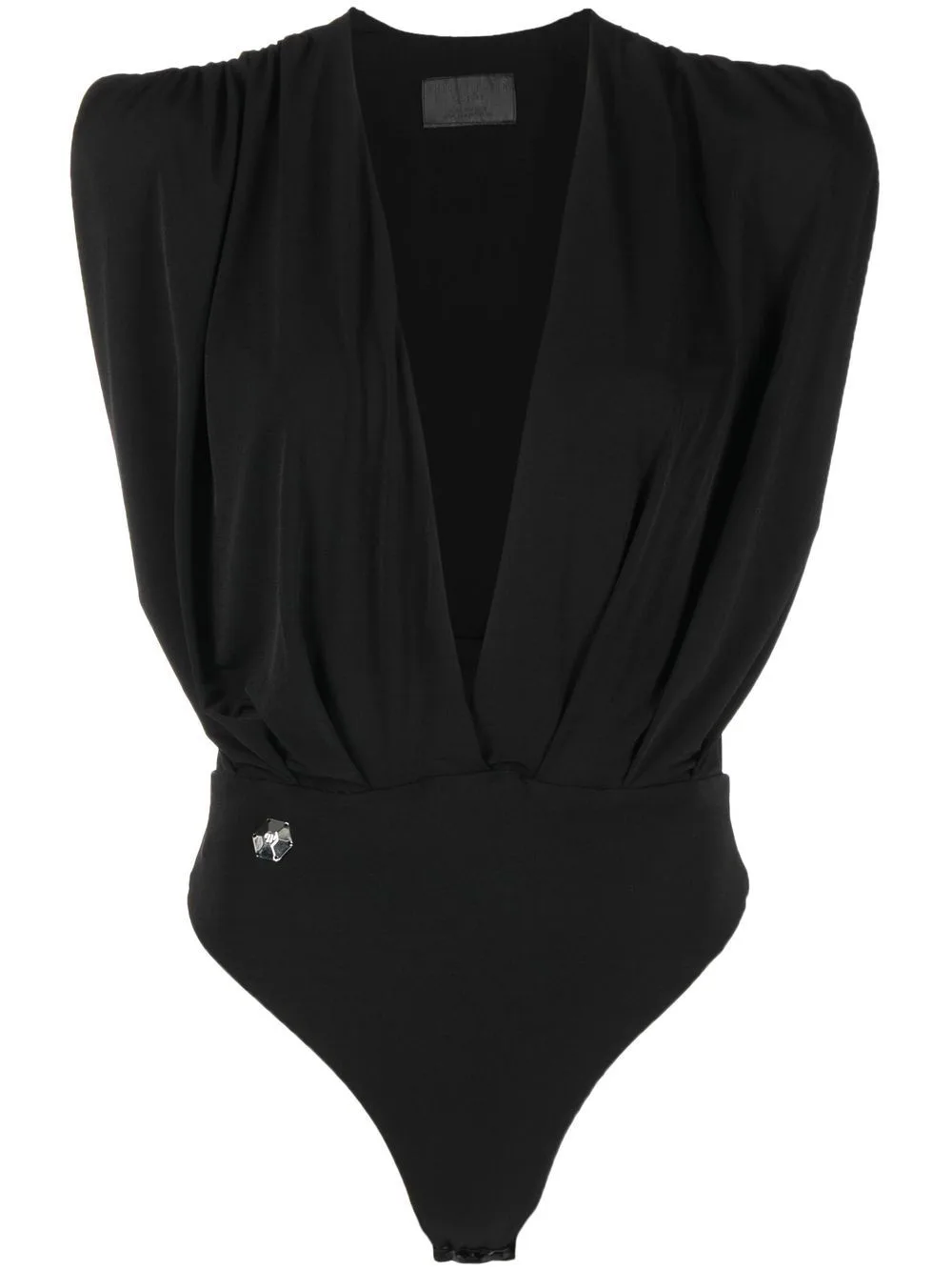Plunging V-Neck Bodysuit by Philipp Plein
