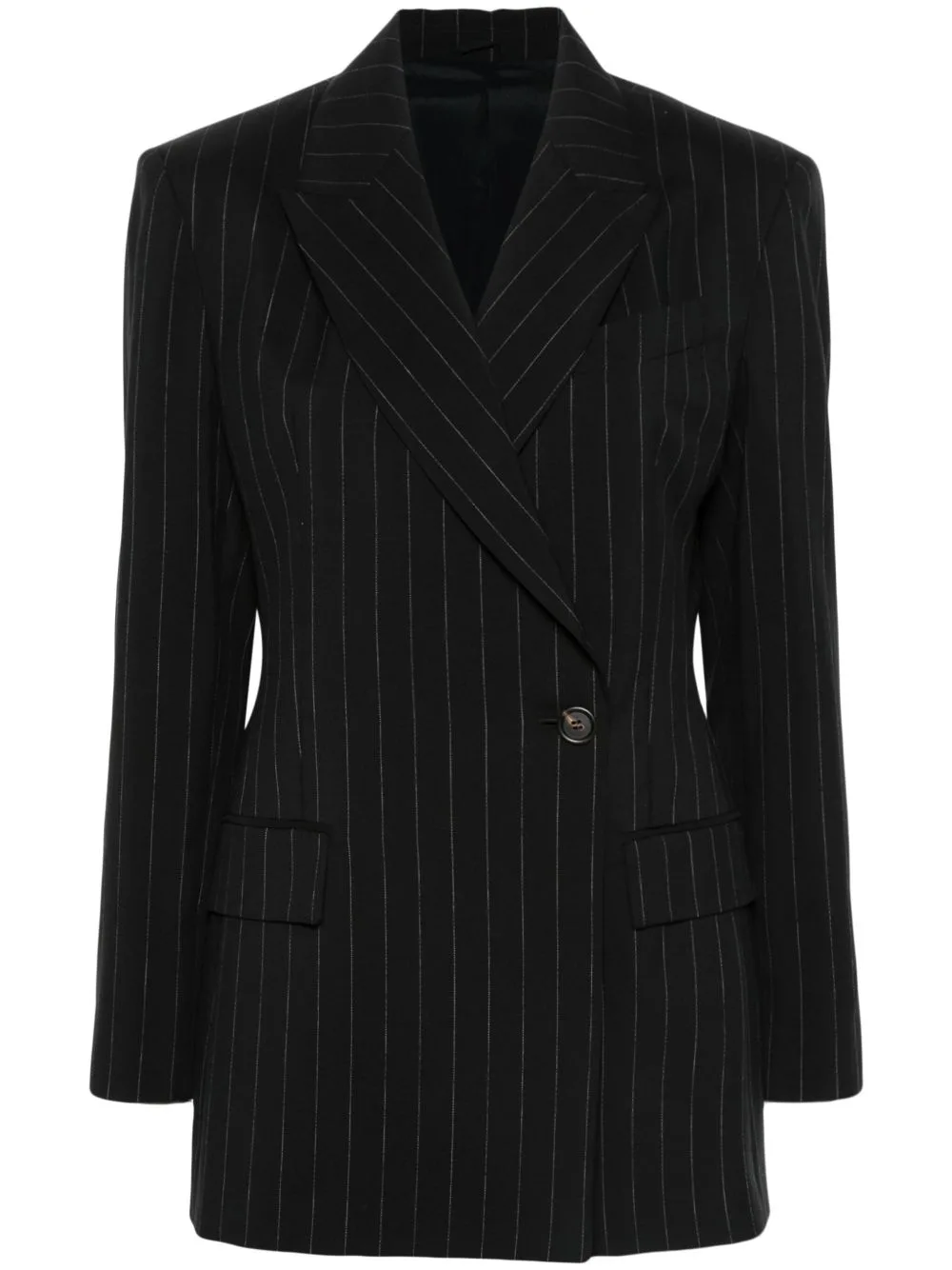 Pinstripe-Pattern Blazer by Brunello Cucinelli
