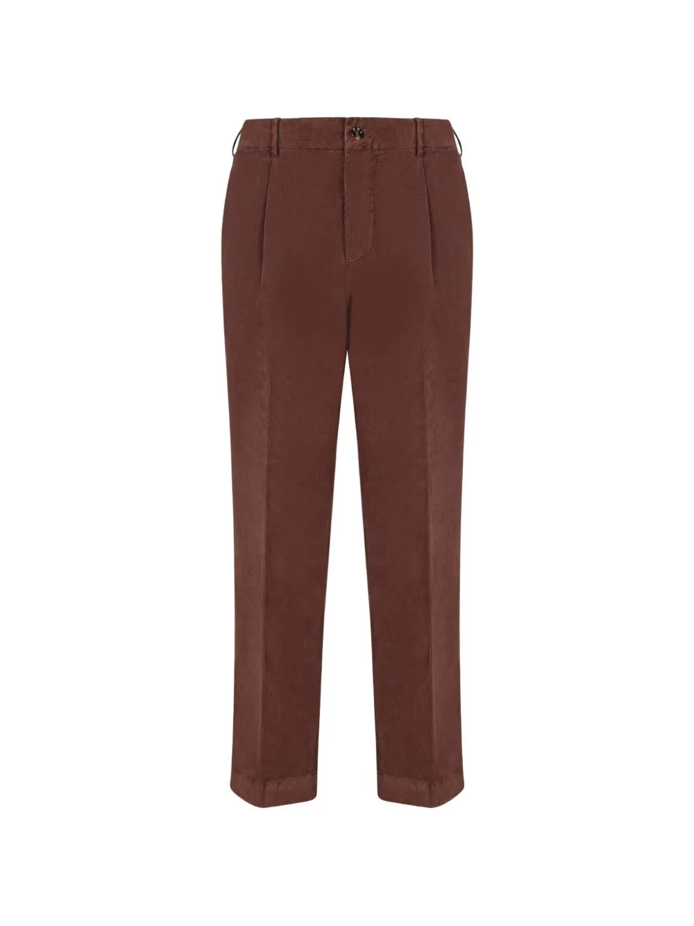 Pleated Corduroy Trousers by Dell'oglio