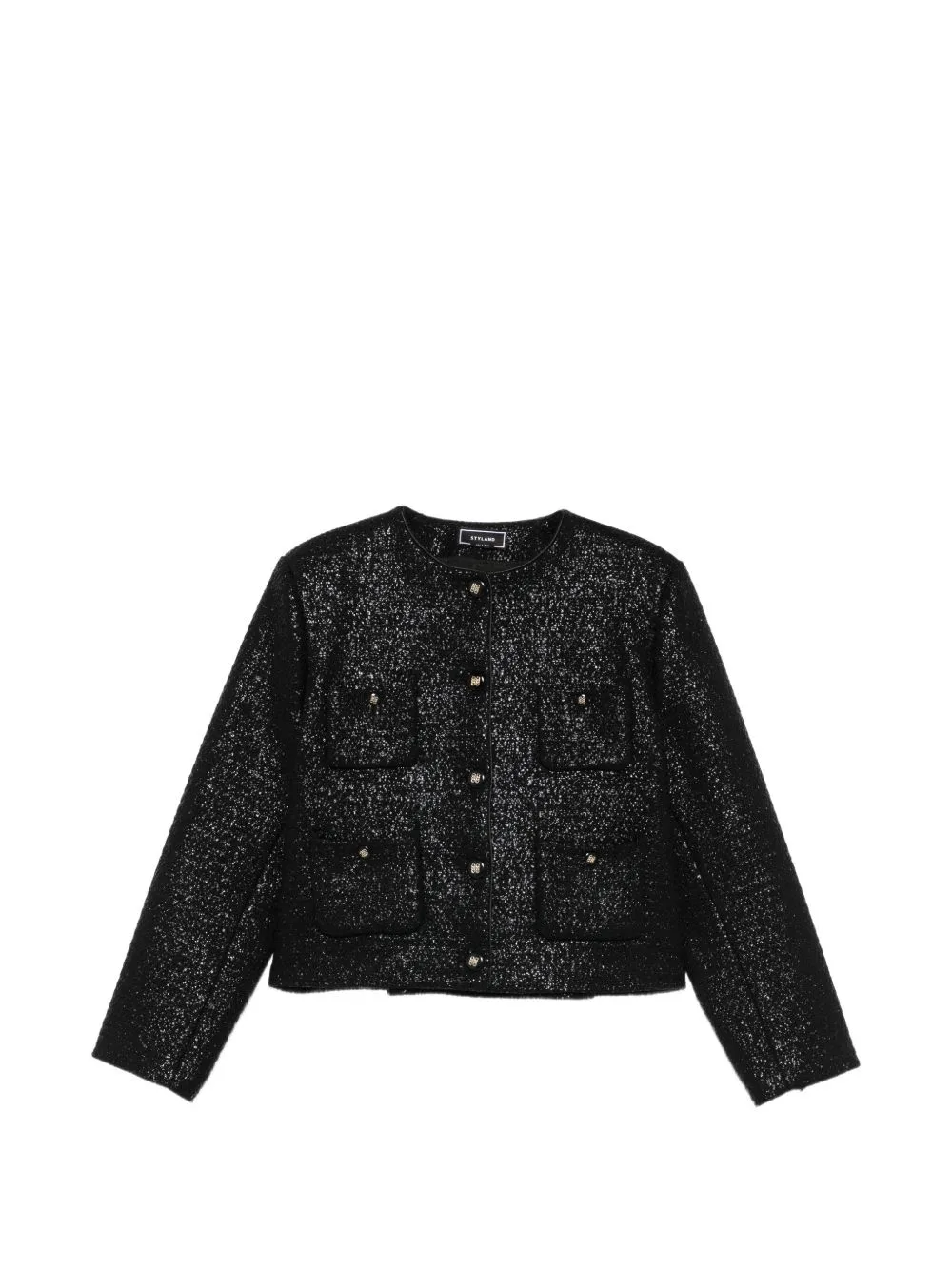 Tweed Patch-Pocket Jacket