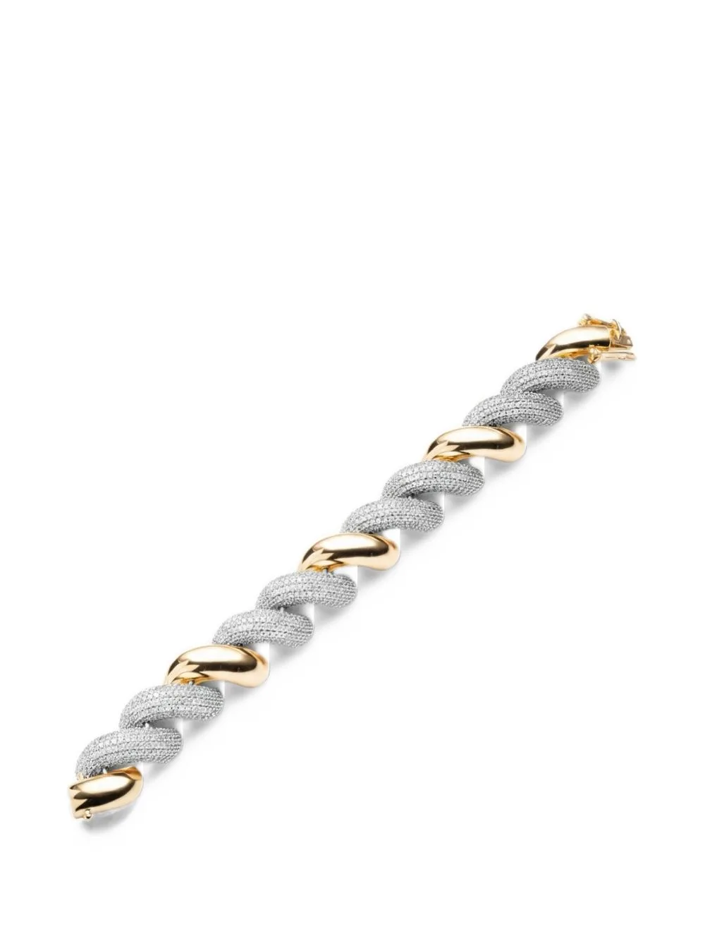 Pave Torsade Bracelet by Eddie Borgo