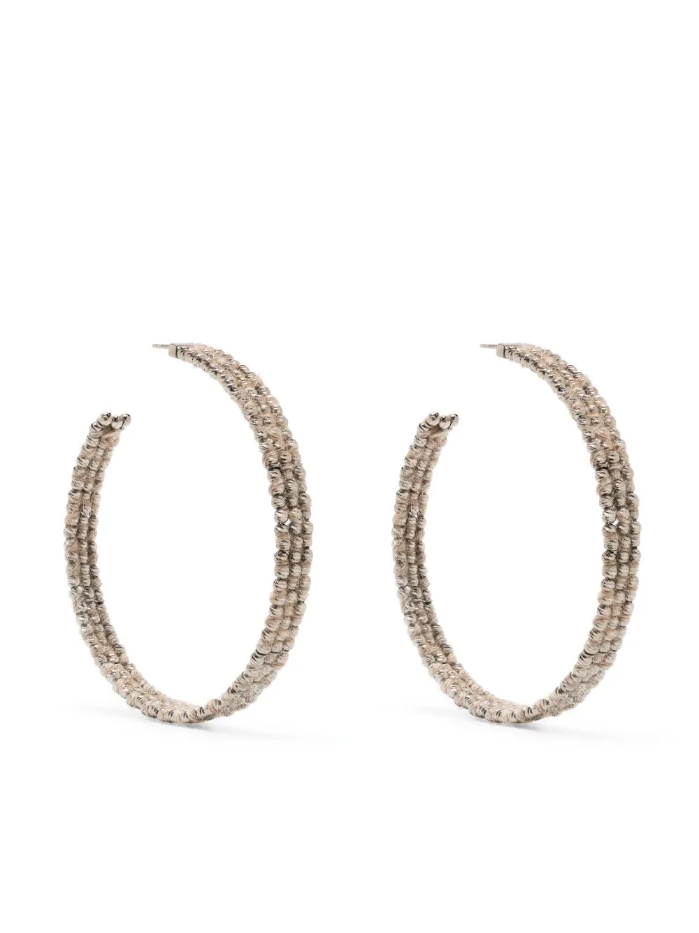Chunky Hoop Earrings by Brunello Cucinelli