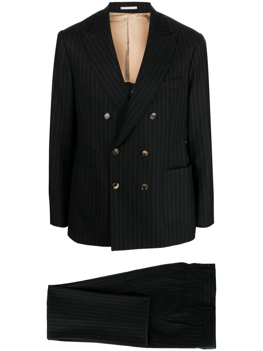 Virgin Wool Pinstripe Suit