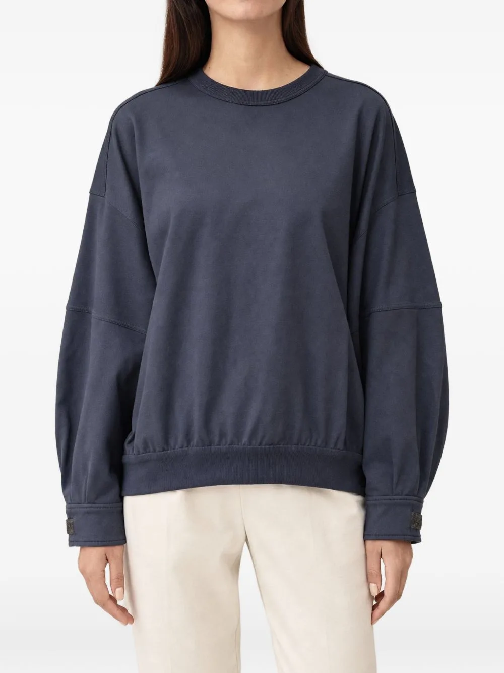 Dropped-Shoulder Sweatshirt