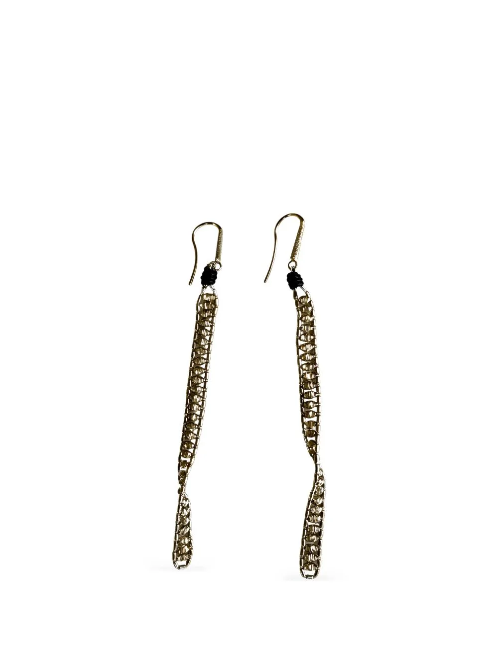 Hook-Fastening Drop Earrings by Brunello Cucinelli