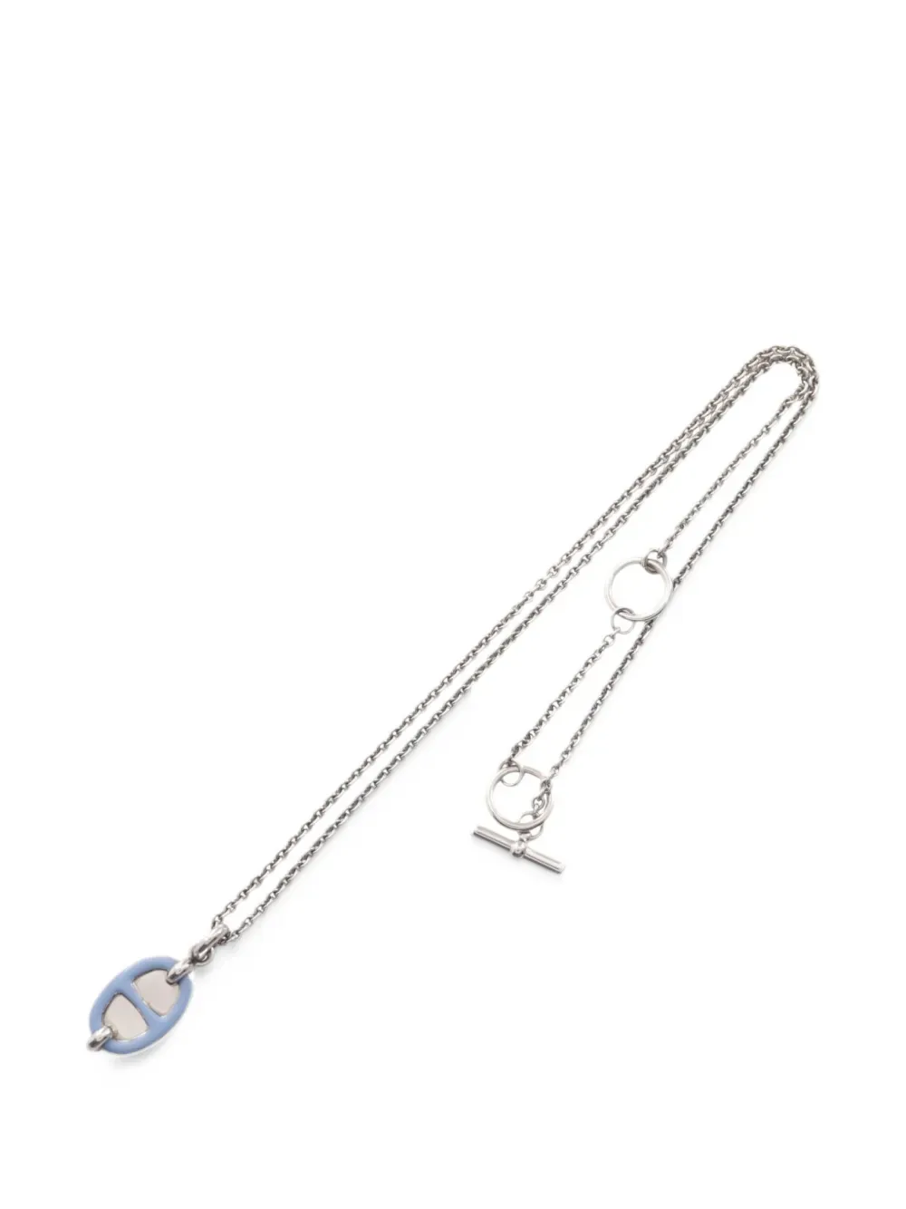 2010s Chaîne D'ancre Mini Maillon Necklace by Hermès Pre-Owned