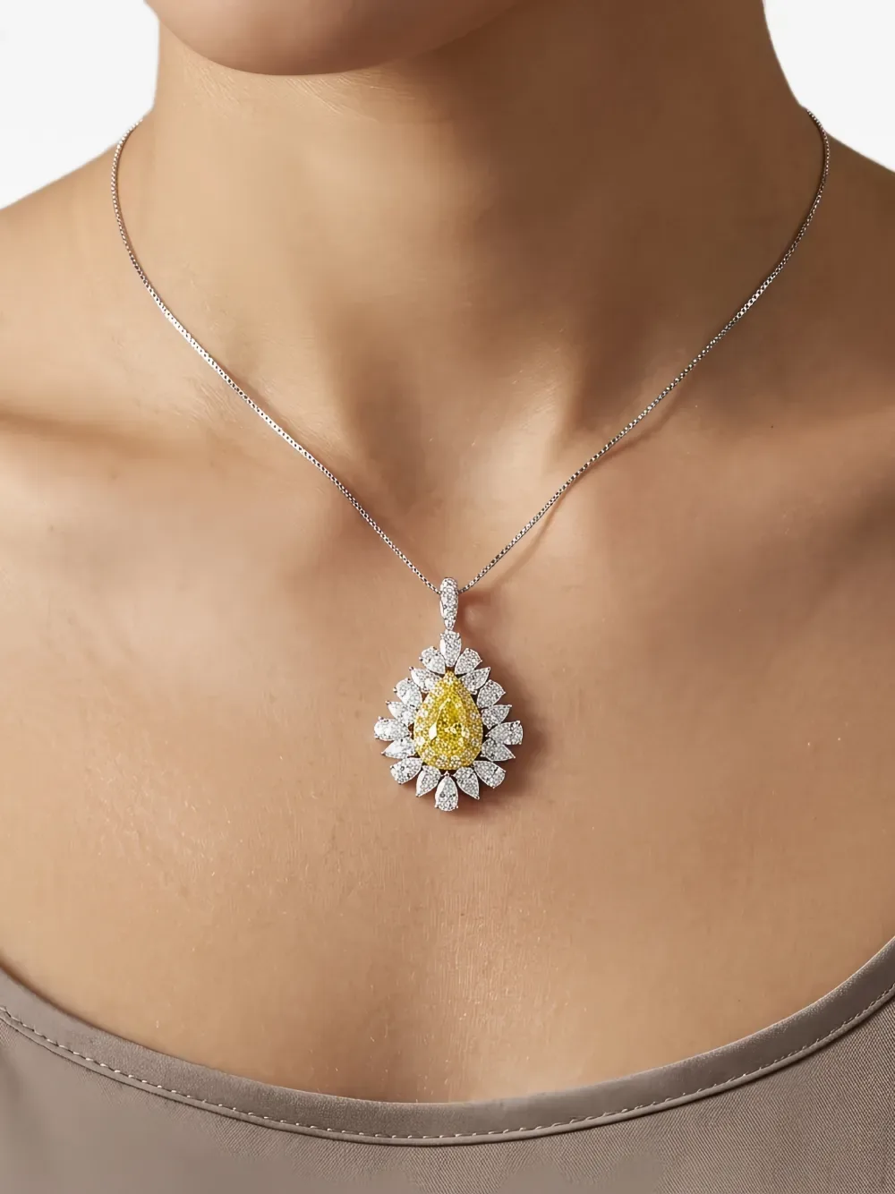 Diamond 2-In-1 Pendant and Ring by HYT Jewelry