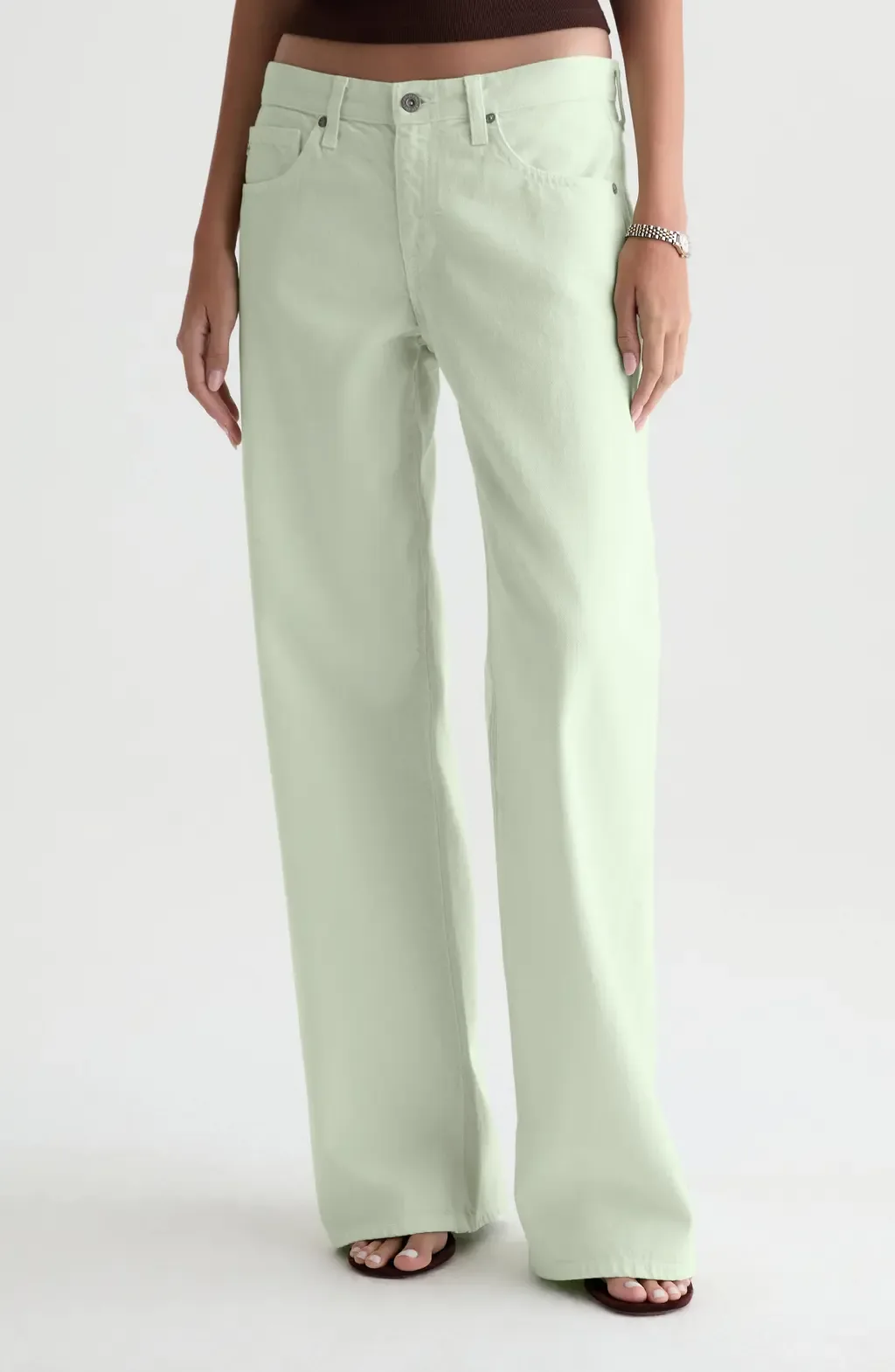 Adria Low Rise Wide Leg Jeans