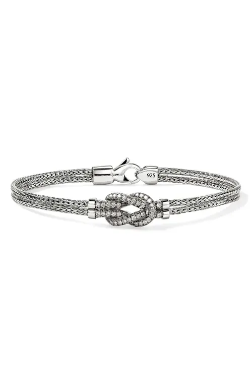 Love Knot Bracelet, Diamonds by John Hardy