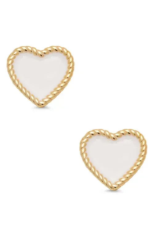 Heart Twist Stud Earrings by Lily Nily