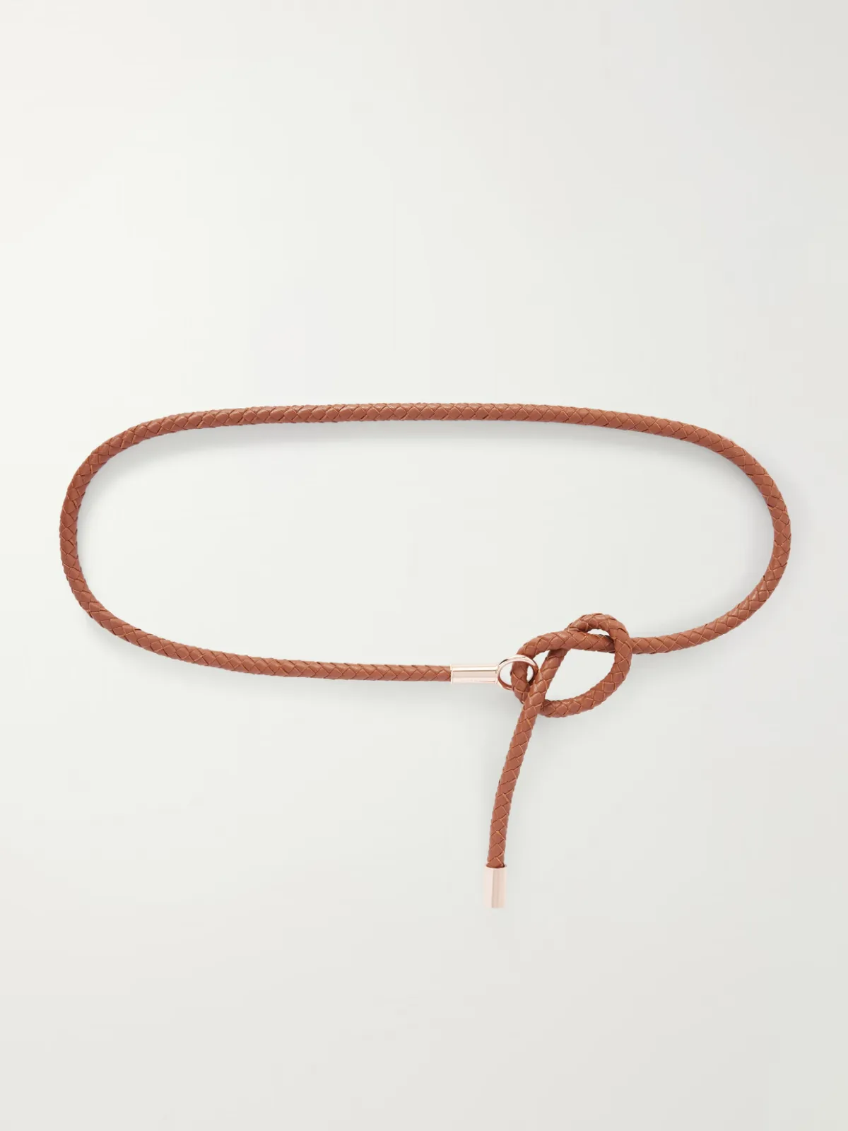 - Rope Woven Leather Belt -