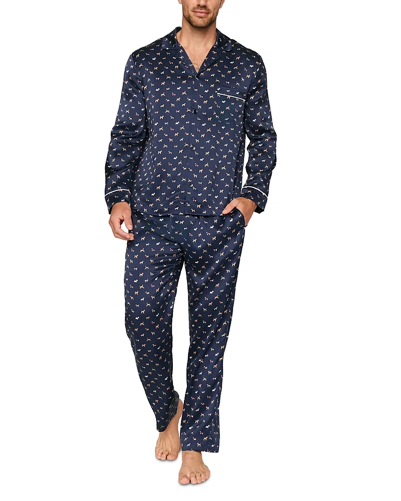 Charles Printed Long Sleeve Pajama Set by Eberjey
