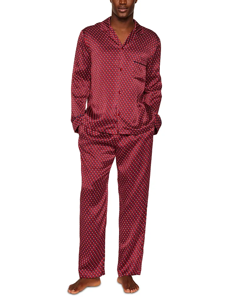 Charles Printed Long Sleeve Pajama Set
