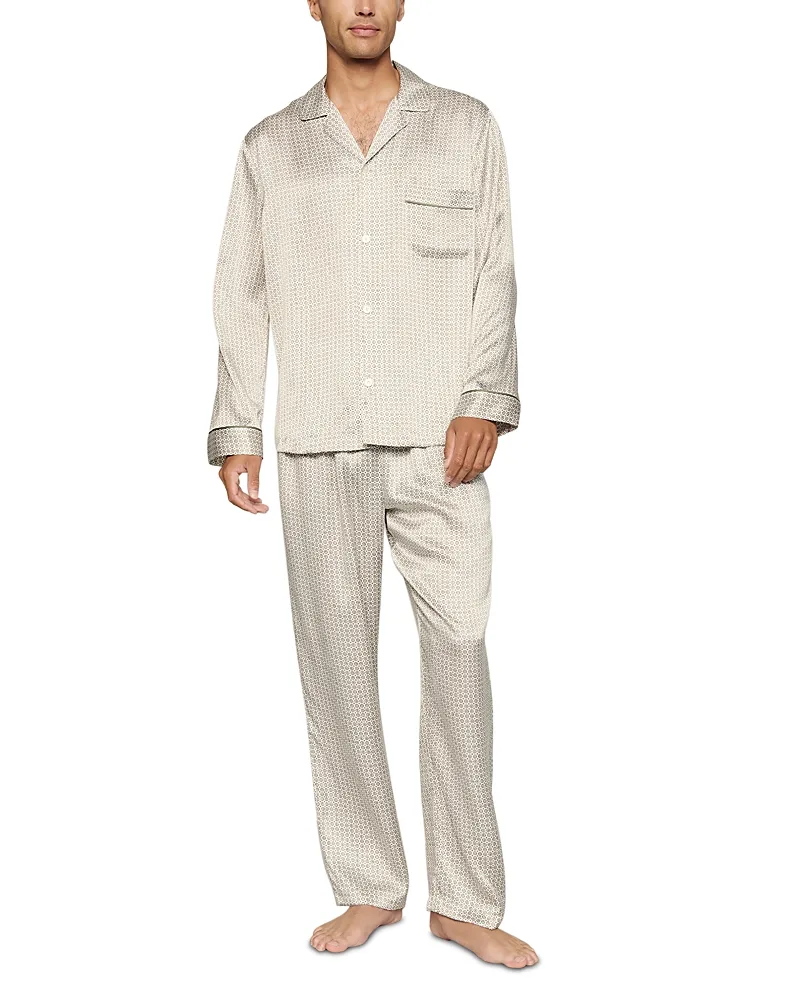 Charles Printed Long Sleeve Pajama Set