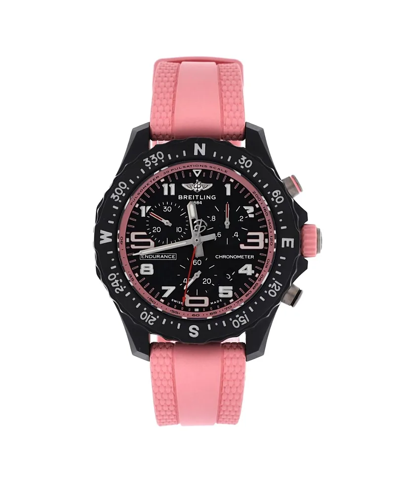 Pre-Owned Breitling Endurance Pro Chronograph Quartz Watch in Breitlight and Rubber 44mm by Pre-owned Breitling