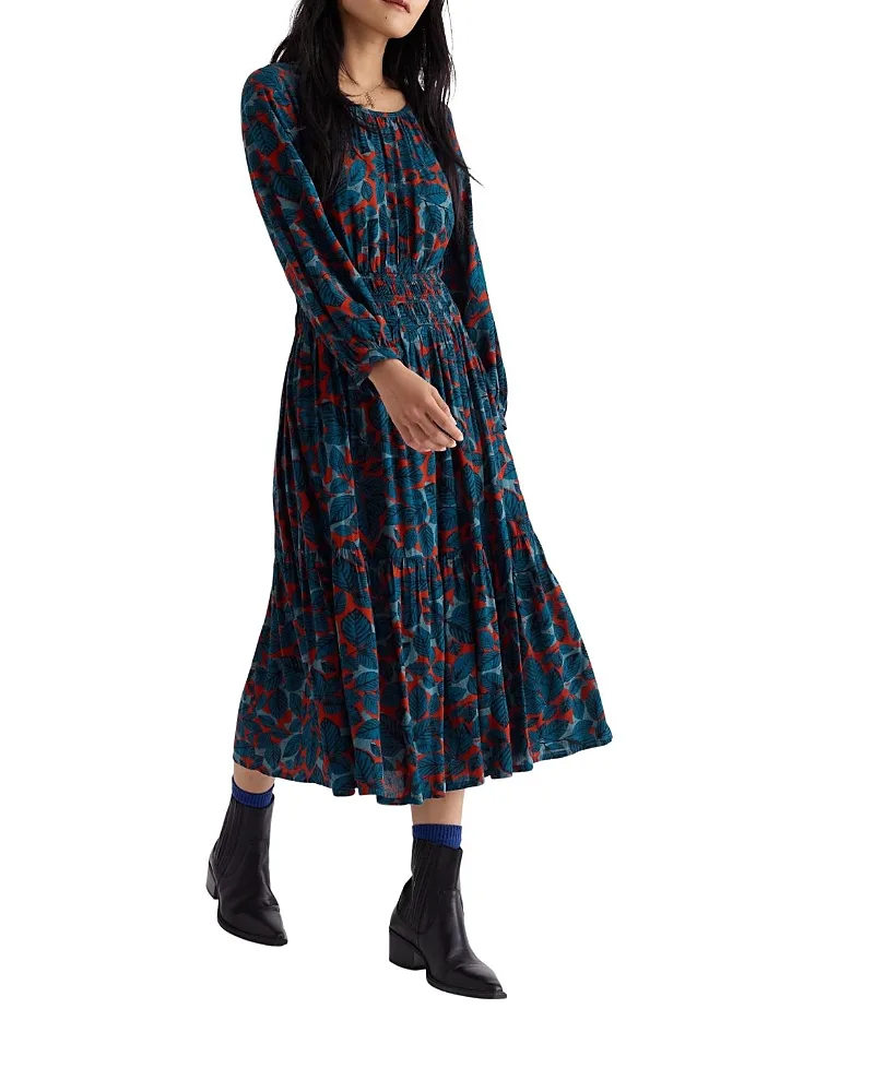 Oak Apple Midi Dress