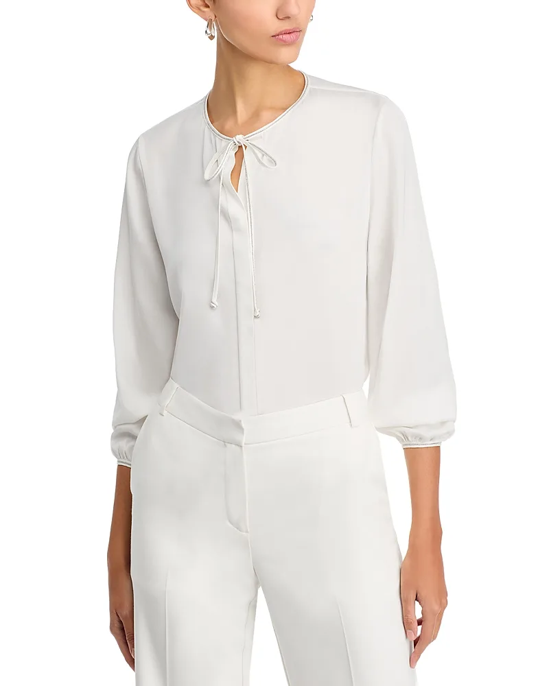 Eliza Stretch Silk Blouse