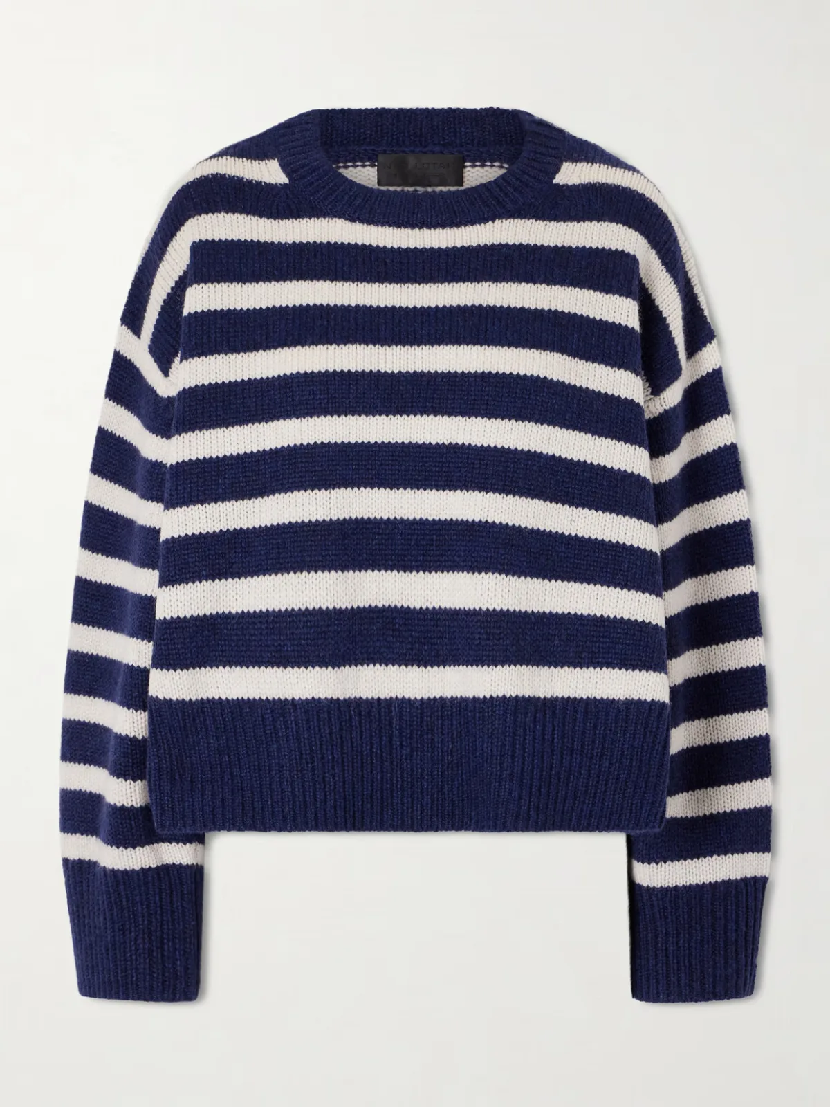 - Anisa Striped Cashmere Sweater -