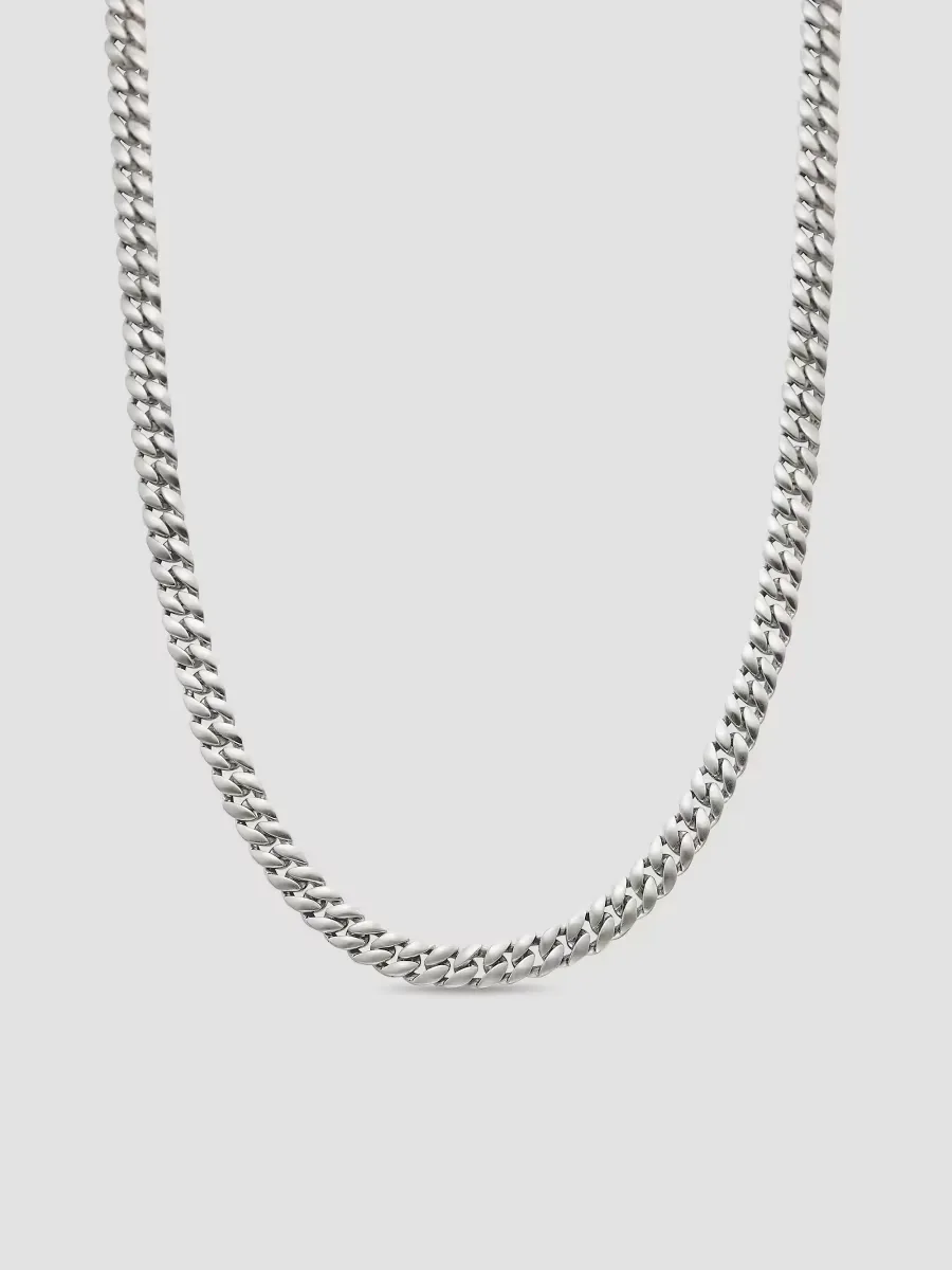 Curb Chain Necklace in Sterling Silver, 6MM by David Yurman