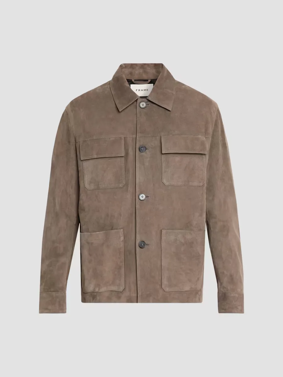 FRAME Suede Chore Jacket
