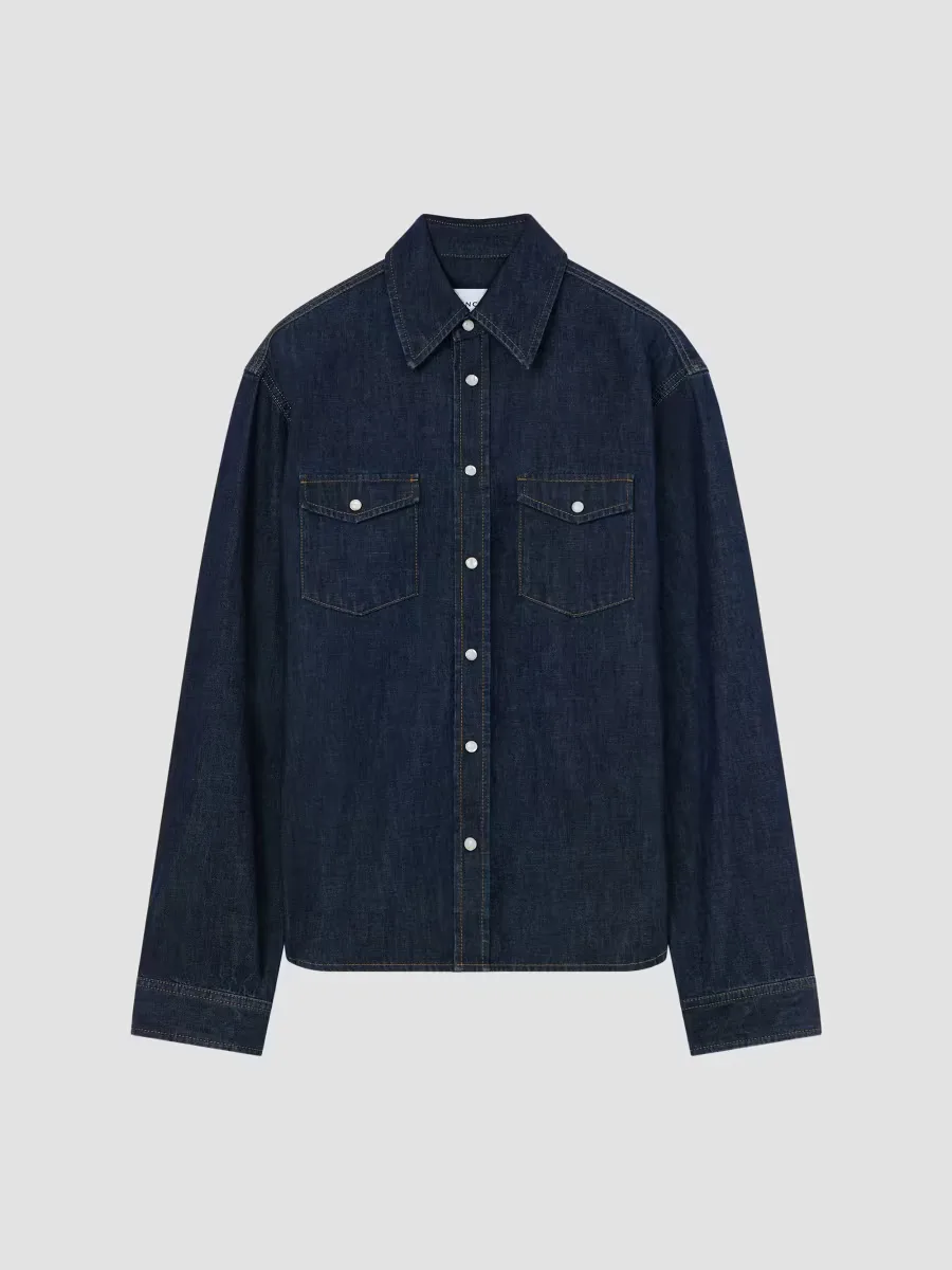 Western Shirt in Denim