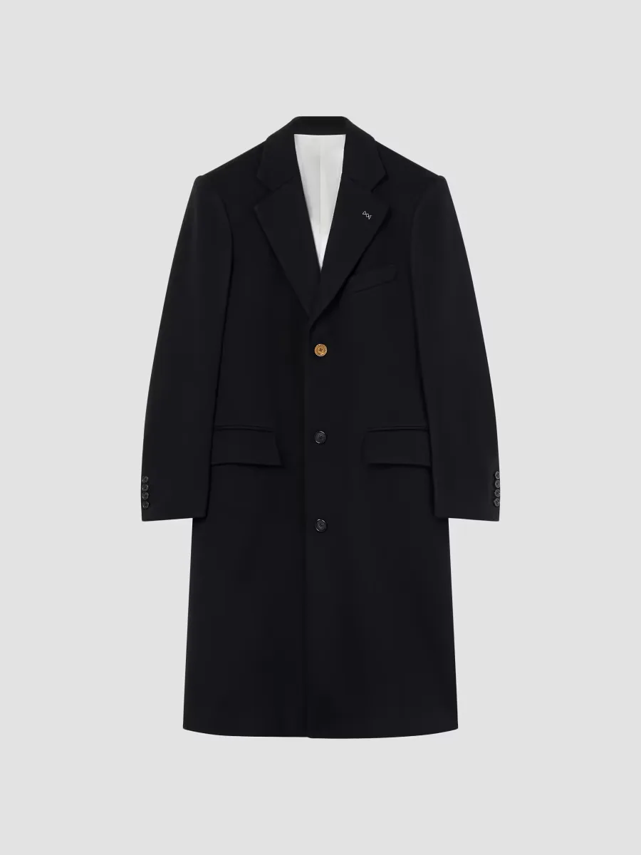 Coat in Wool and Cashmere