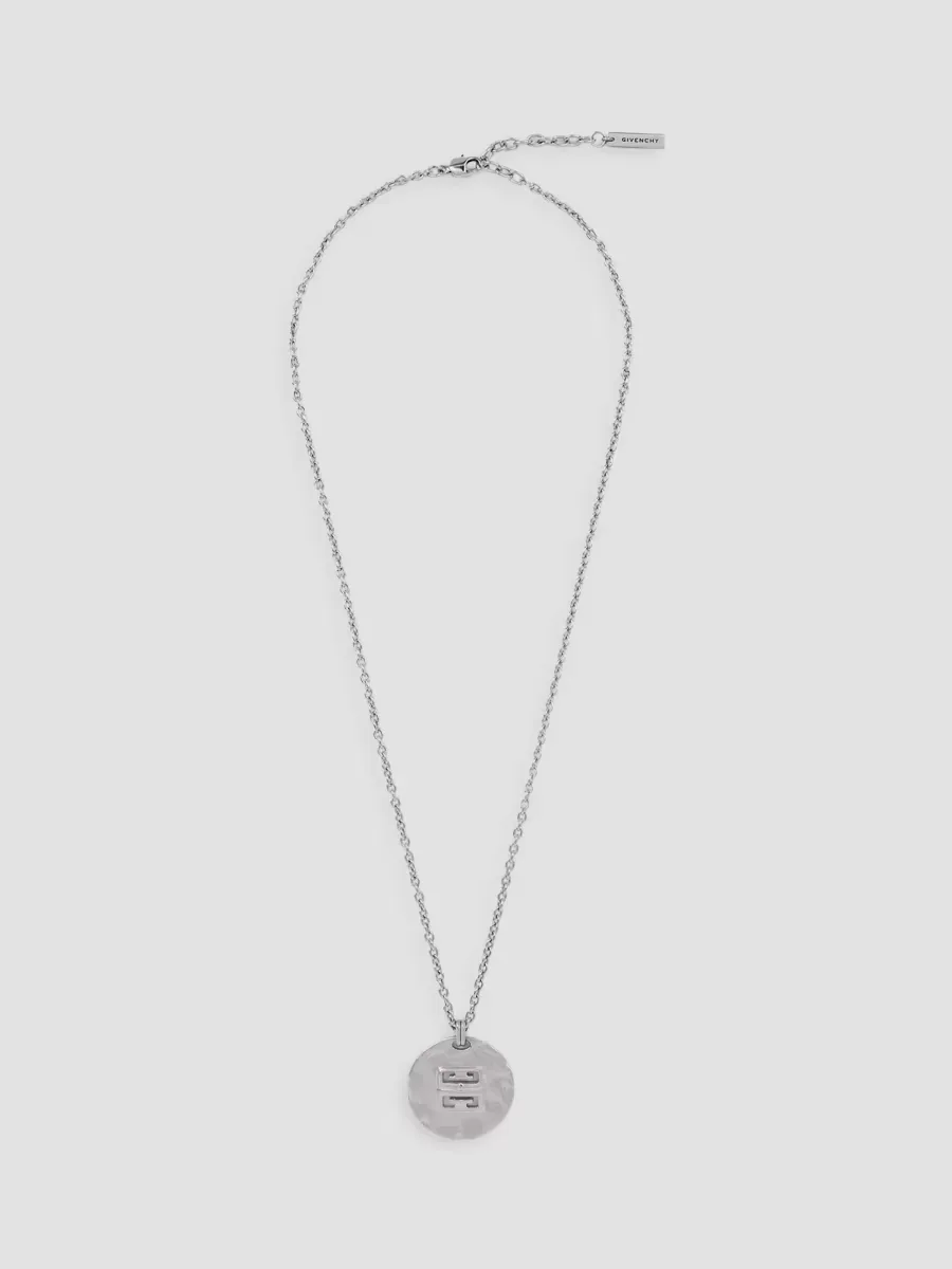 4G Medal Necklace in Metal by GIVENCHY