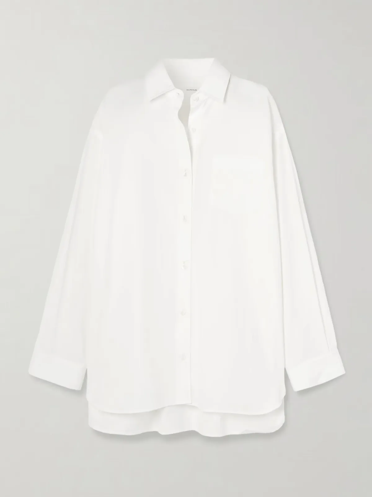 - + Maria Mcmanus Oversized Organic Cotton-poplin Shirt -