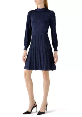 Mock Neck Sweater Dress