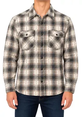 Long Sleeve Plaid Western Shirt